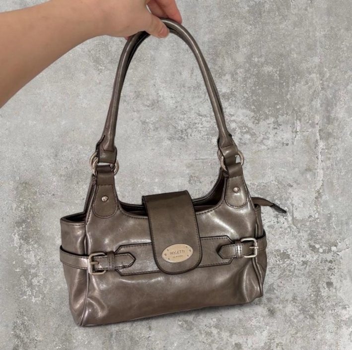 Pewter Shoulder Bag