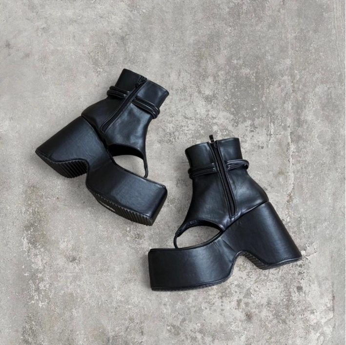 Platform Ankle Boots